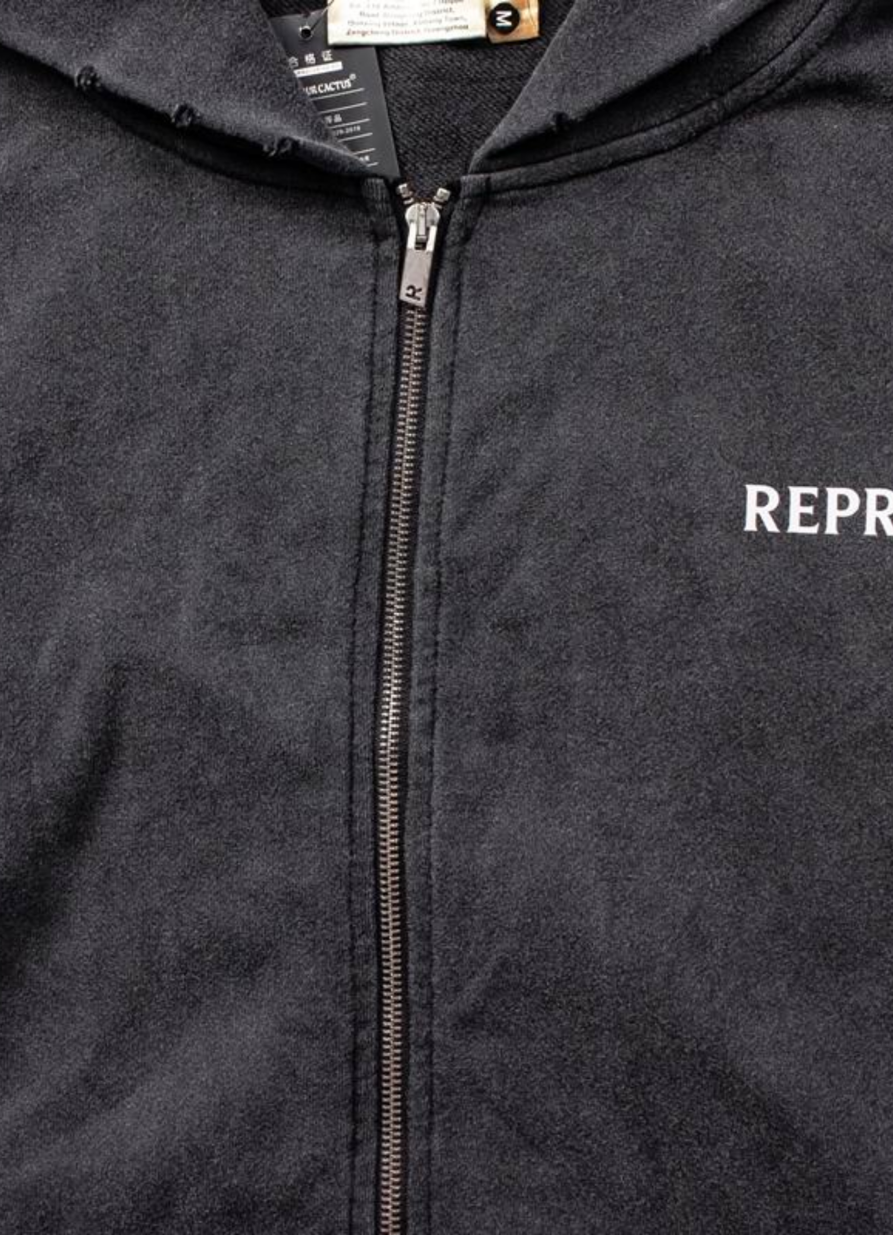 Reborn graphic-print hoodie