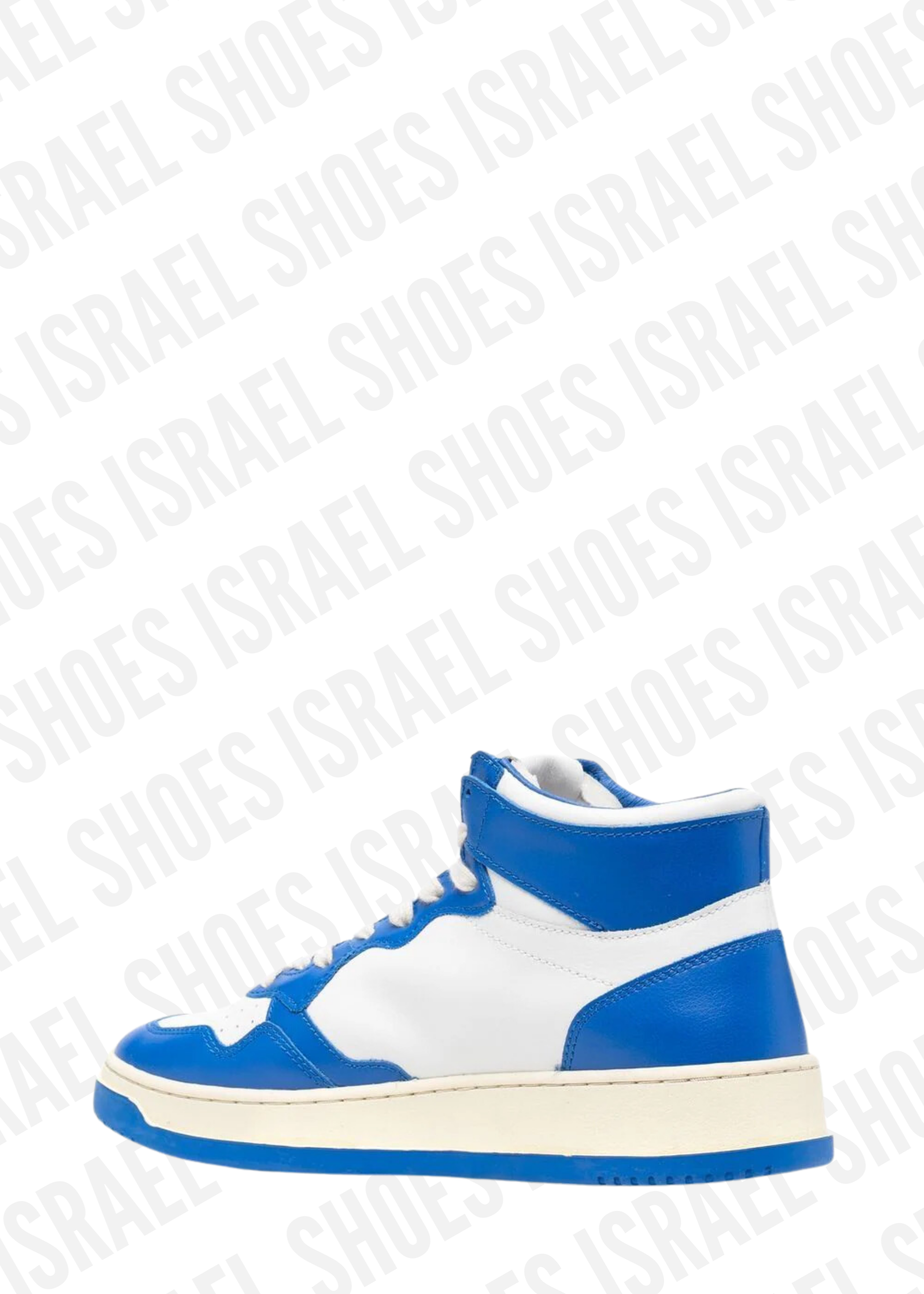 contrast-panelled hi-top sneakers