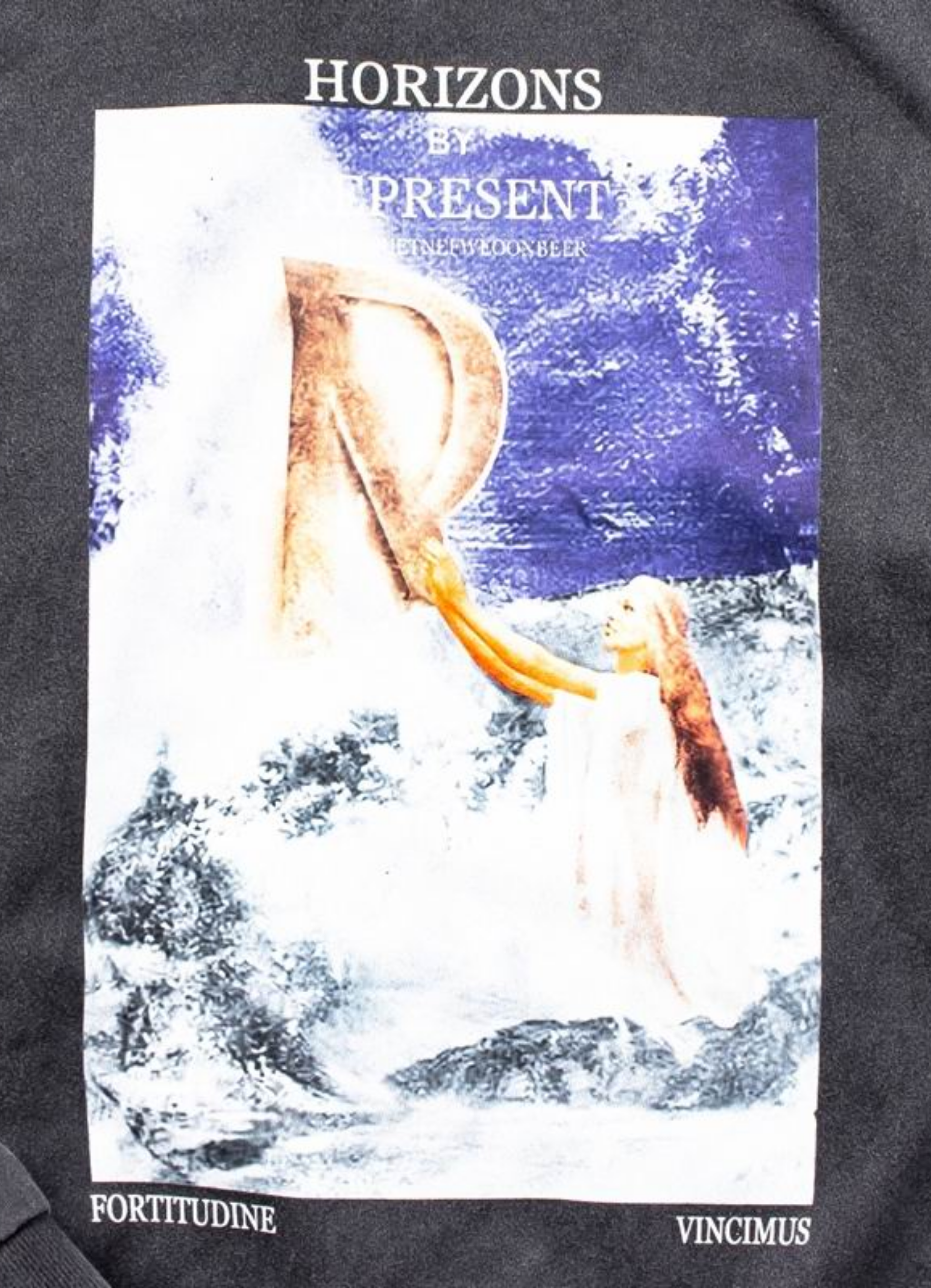 Reborn graphic-print hoodie