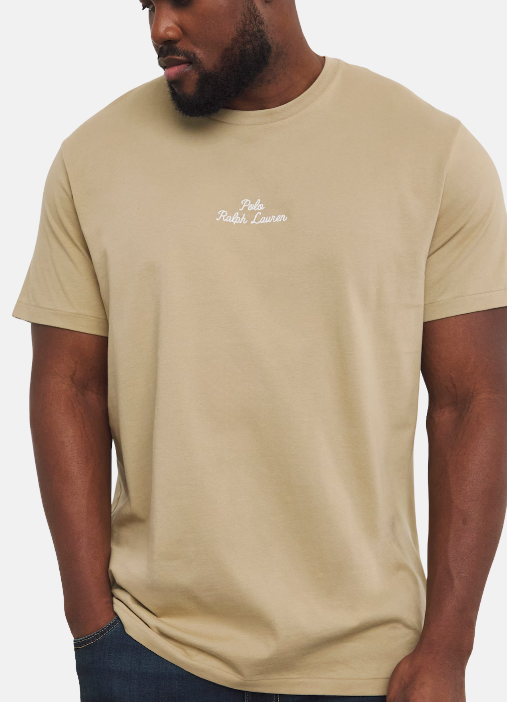 logo-embroidered T-shirt