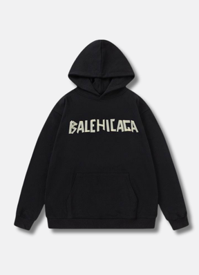 Logo graphic-print hoodie