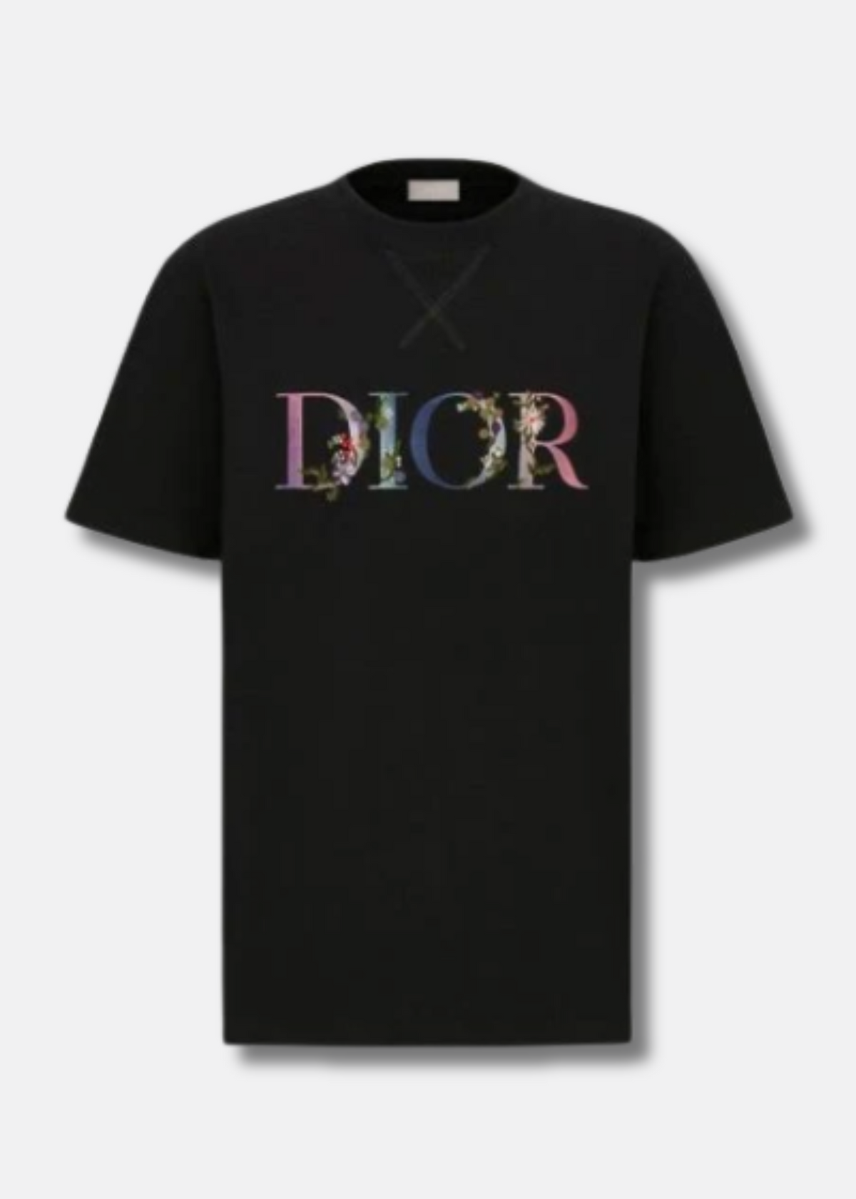 logo-embroidered T-shirt