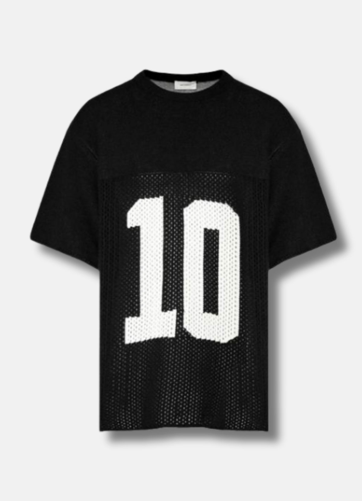 KNIT MESH BLACK JERSEY 10