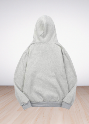 Logo graphic-print hoodie