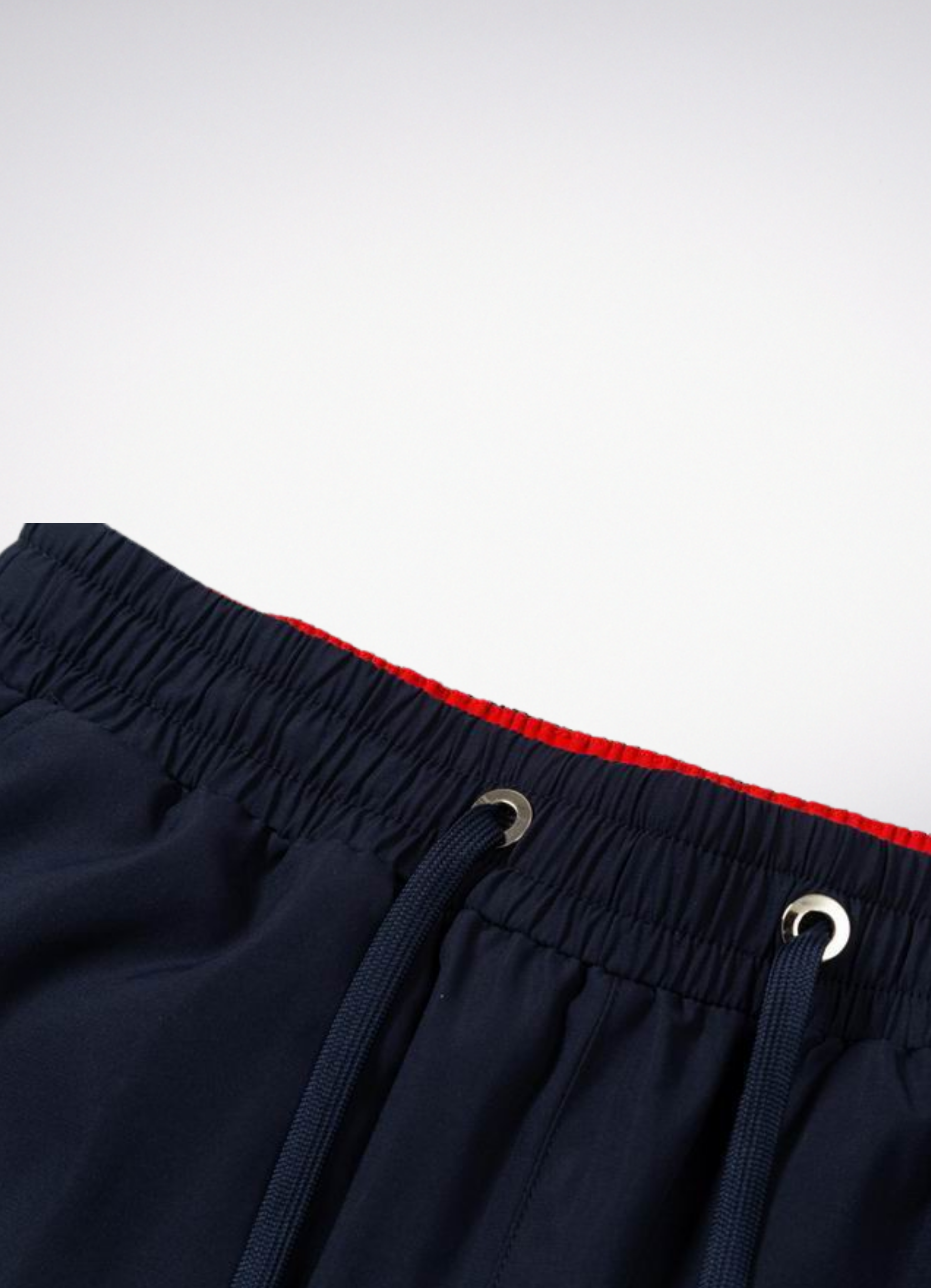 Logo Embroidered Swim Trunks Blue בגד ים