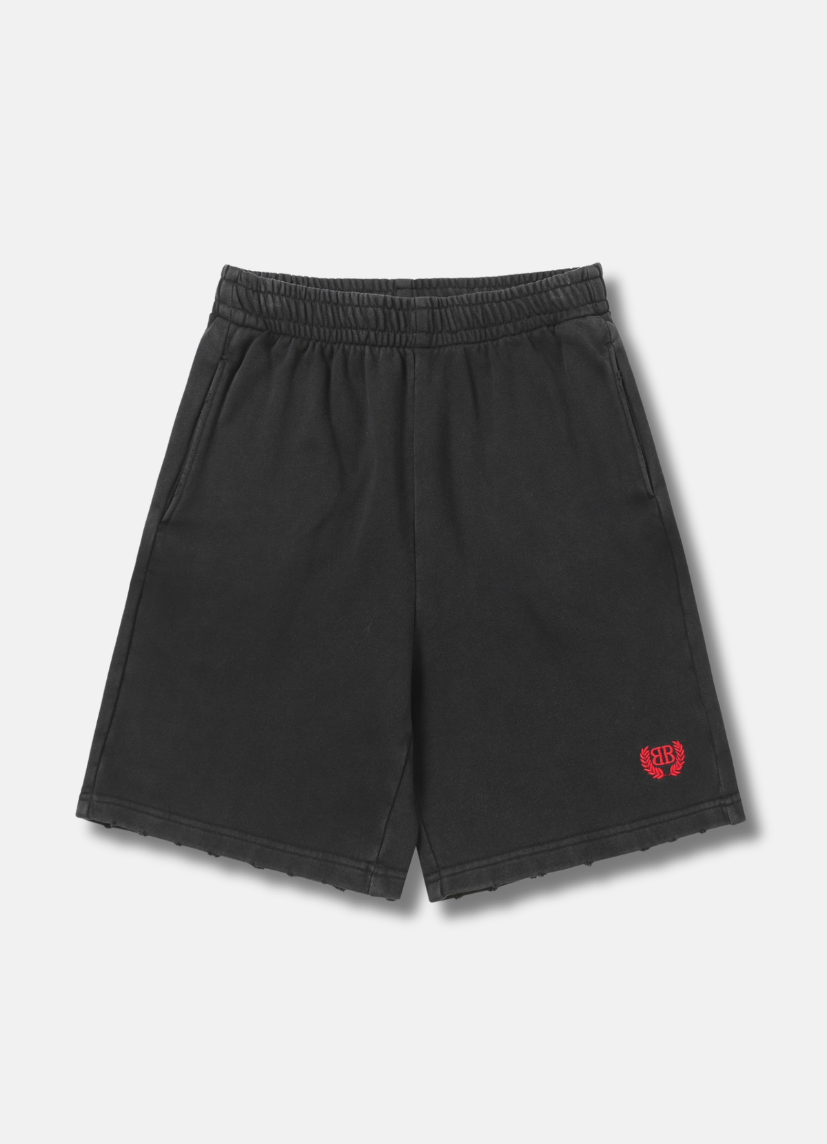 Logo Print Track Shorts
