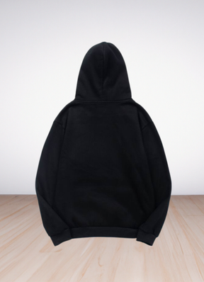 Logo graphic-print hoodie