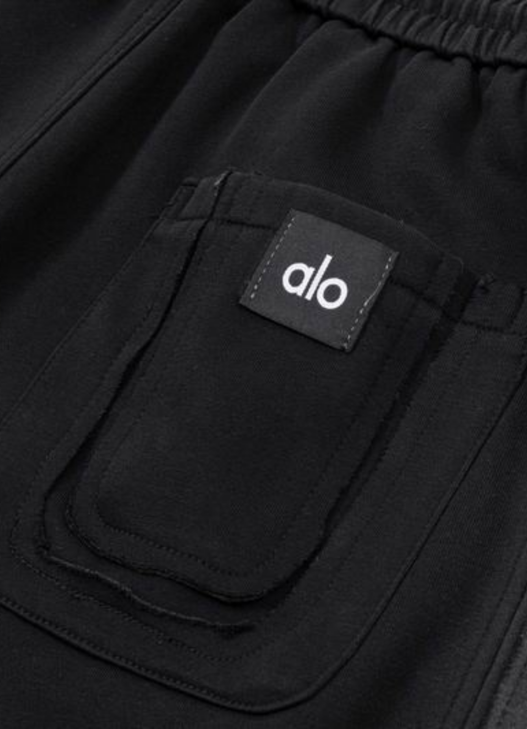 Logo embroider long pants