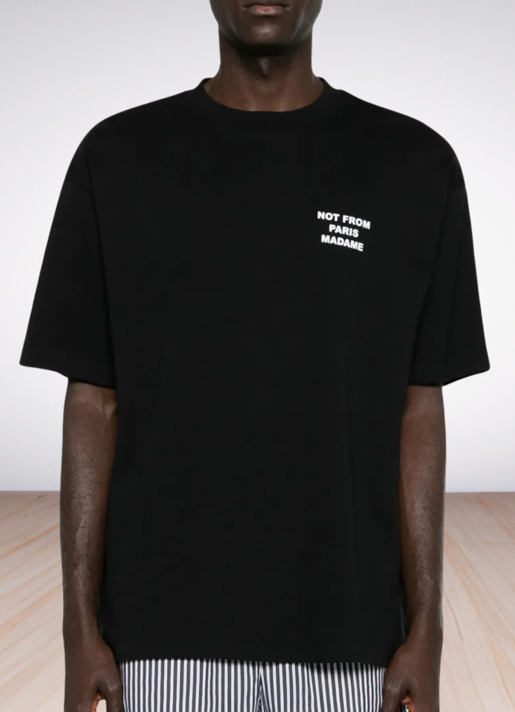 Le slogan-print T-shirt