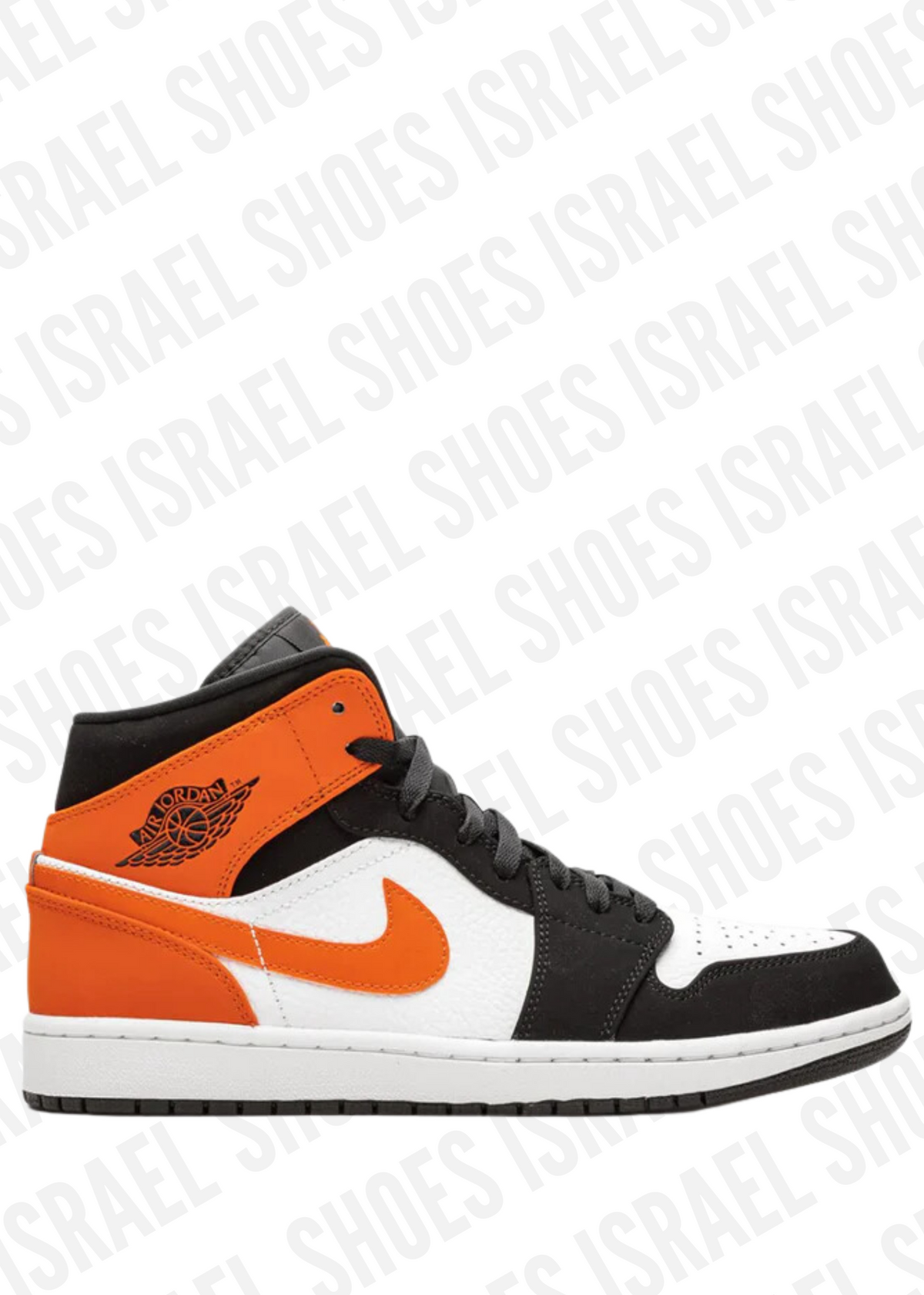 Air Jordan 1 Mid "Shattered Orange" backboard