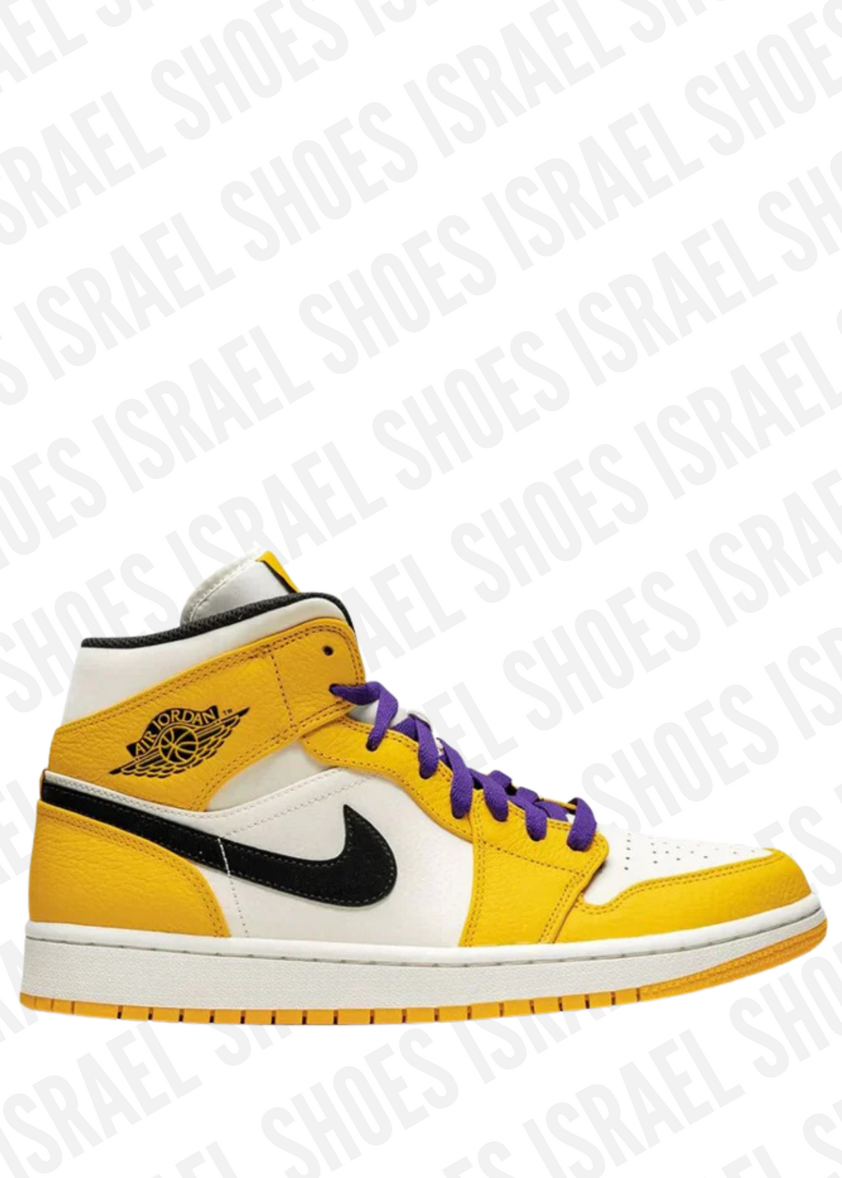 Air Jordan 1 Mid SE "'Lakers' GS University Gold" sneakers