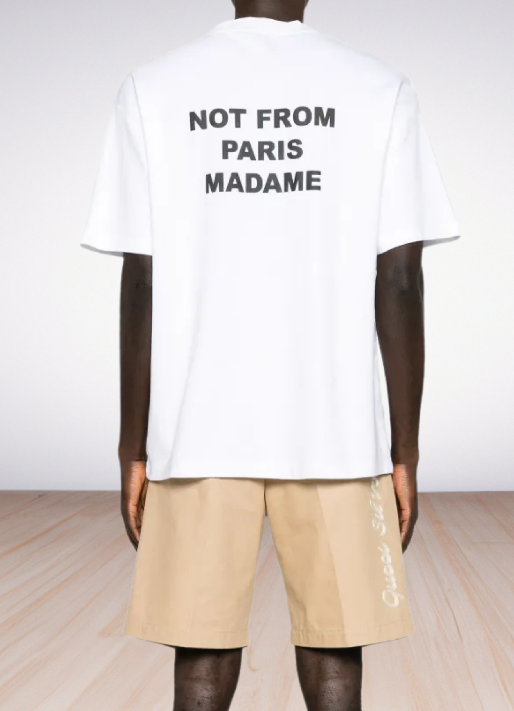 slogan-print cotton T-shirt