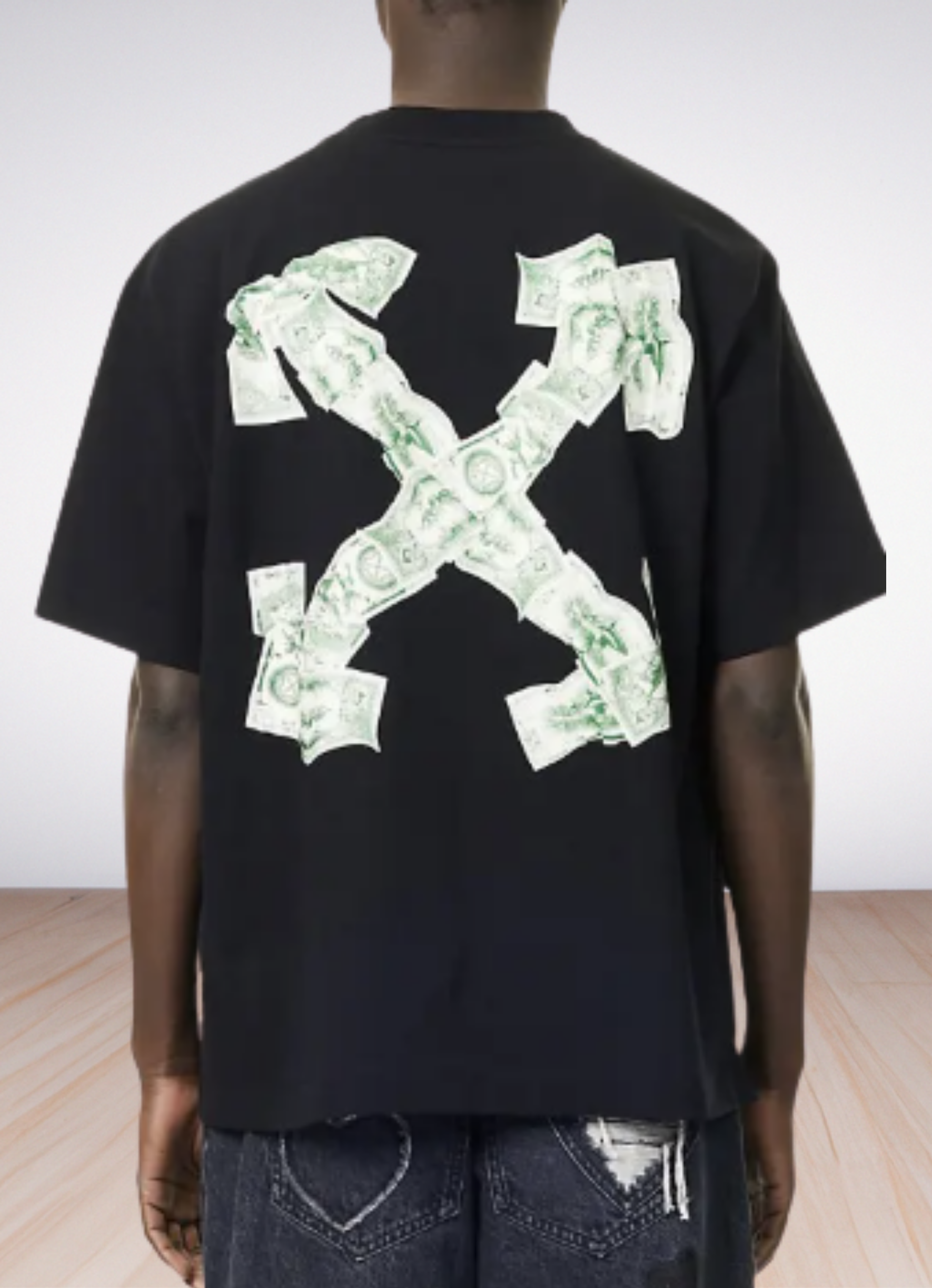 Cash Arrow SkateTee חולצת כותנה עם לוגו