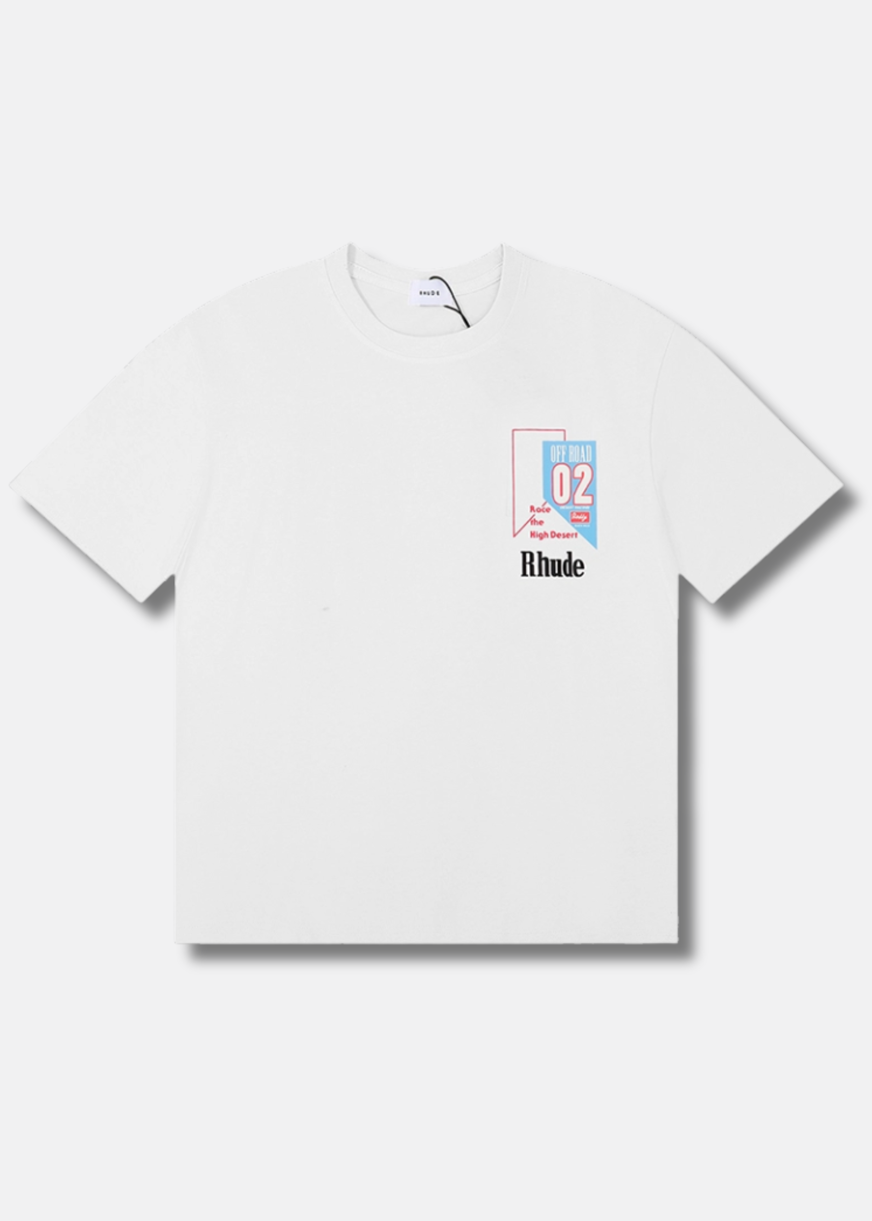 Logo Print T shirt White