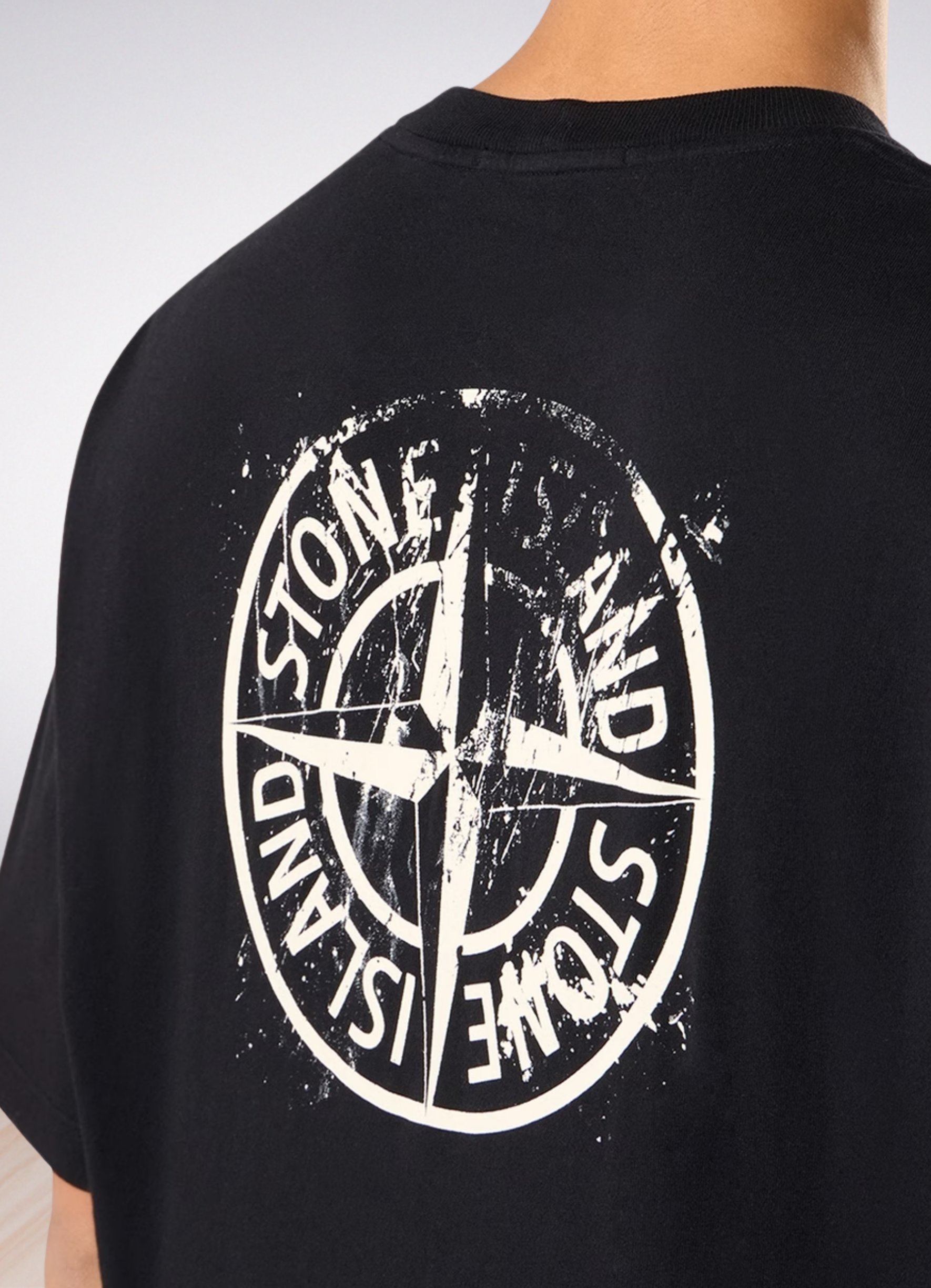 slogan-print cotton T-shirt