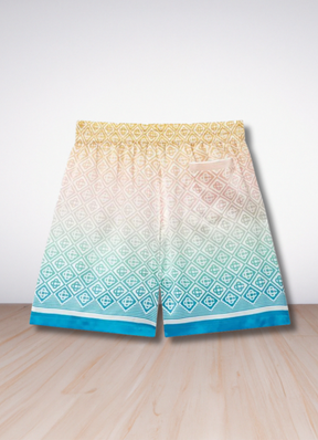 Gradient Monogram deck shorts בגד ים