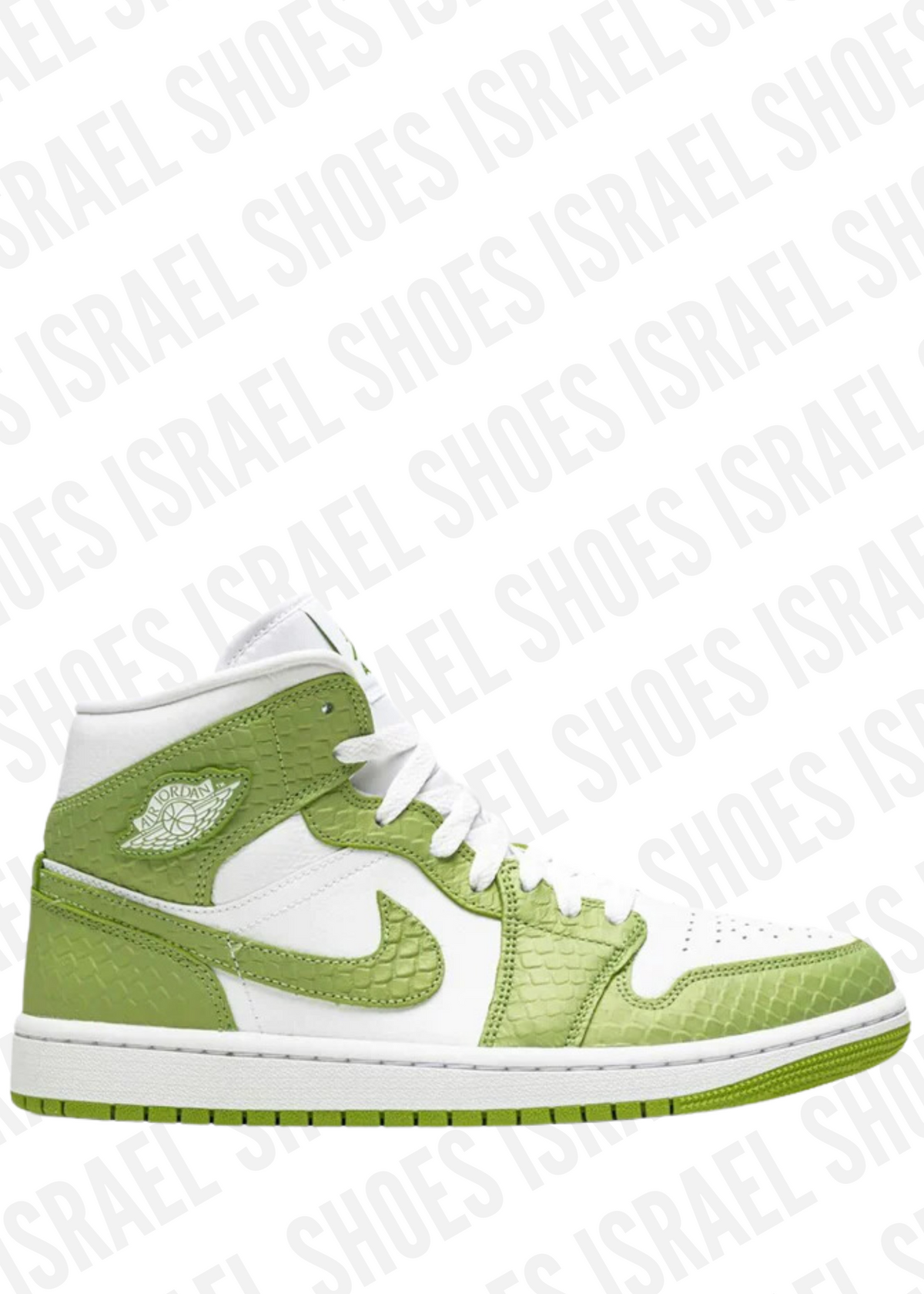 Air Jordan 1 Mid "Green python" sneakers