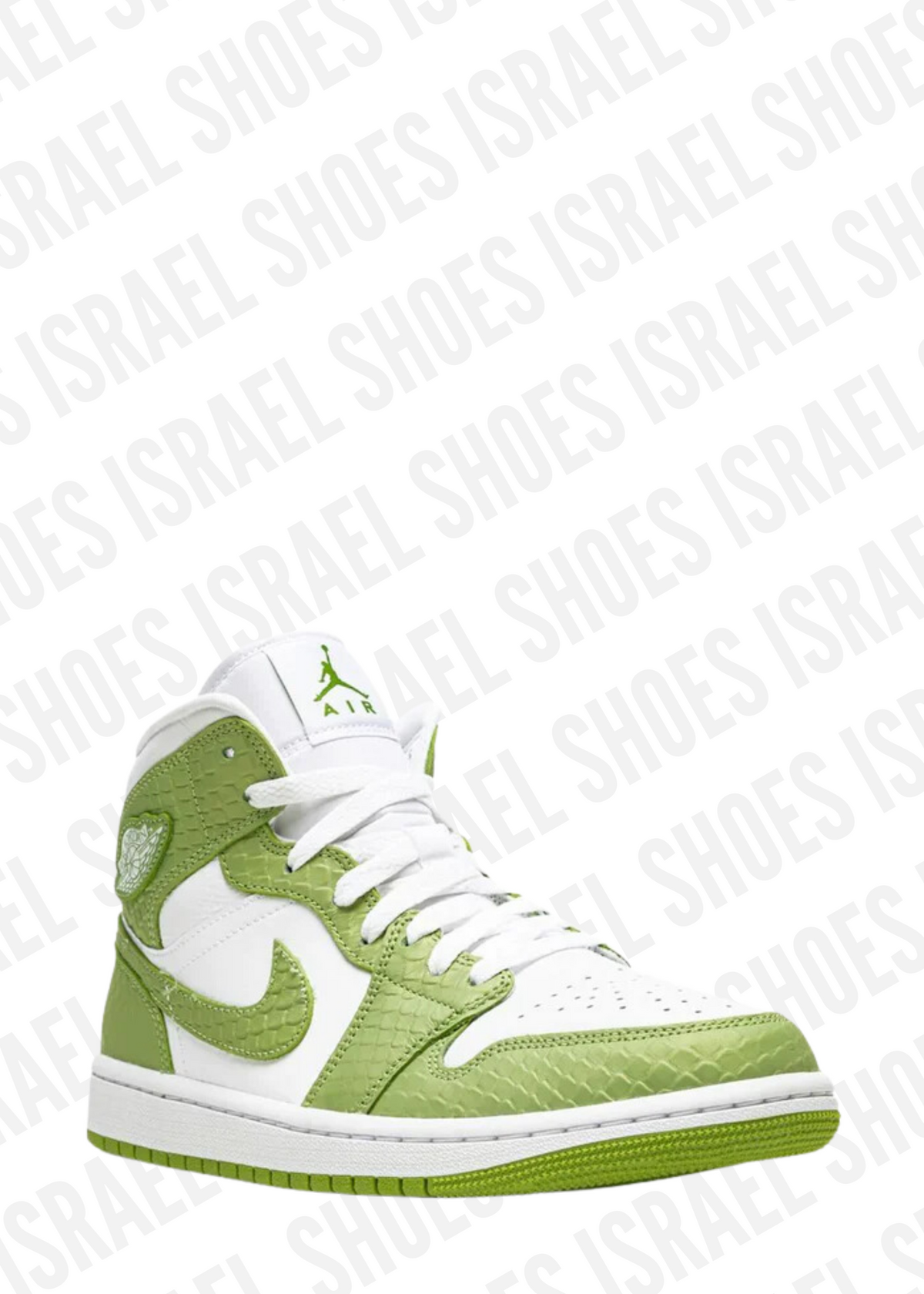 Air Jordan 1 Mid "Green python" sneakers