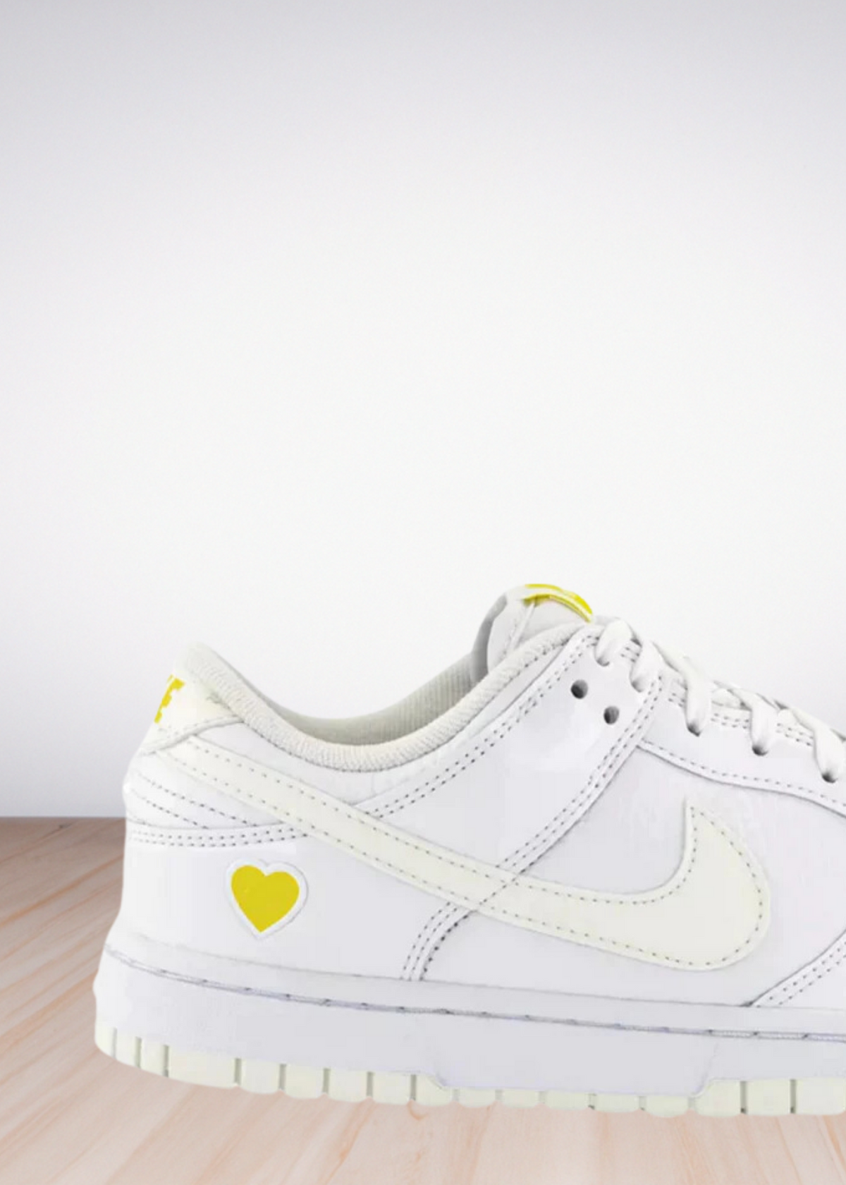 Nike Dunk wmns low white sail opti yellow