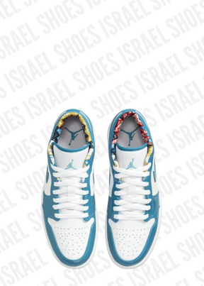 Air Jordan 1 Low "Barcelona Cyber Teal" sneakers