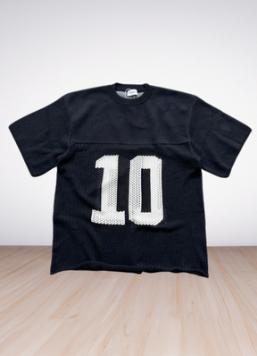 KNIT MESH BLACK JERSEY 10
