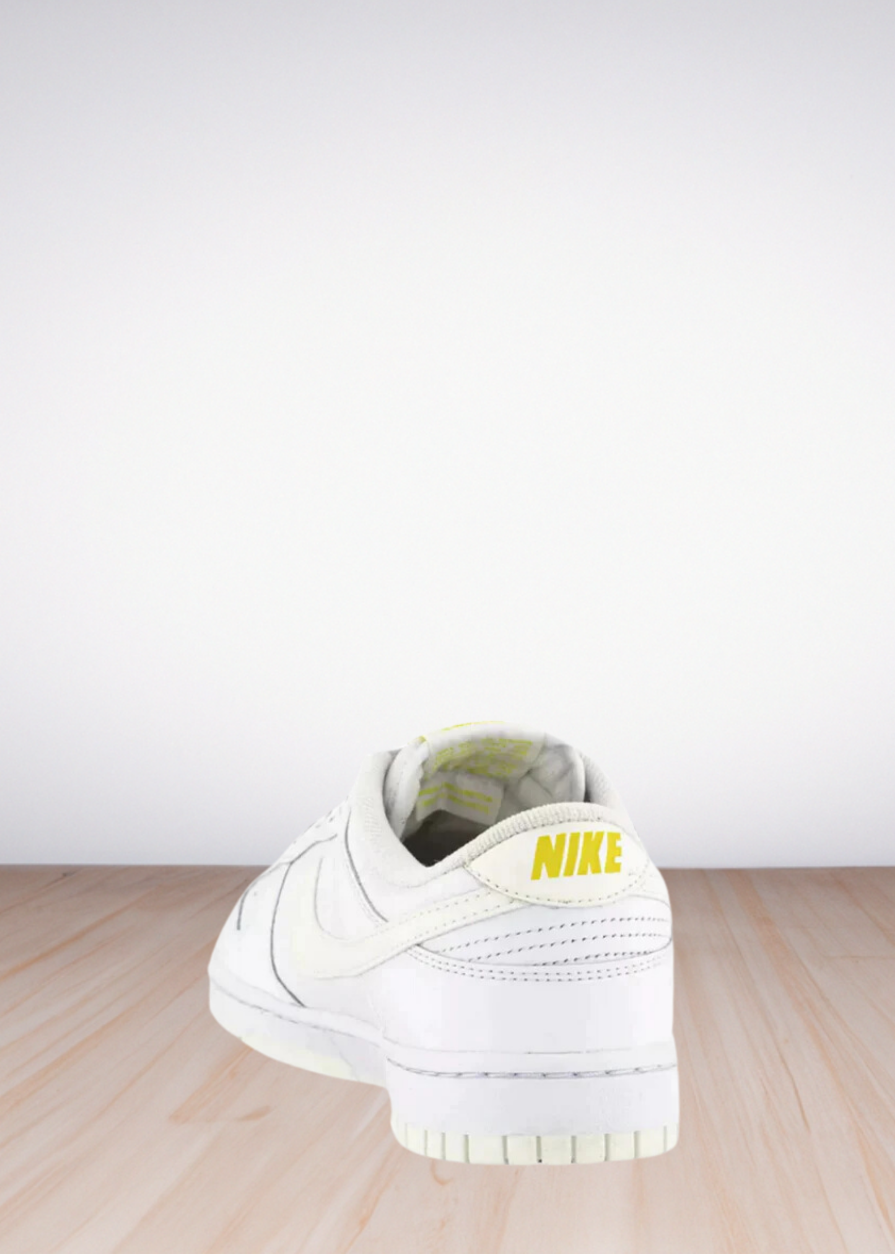 Nike Dunk wmns low white sail opti yellow