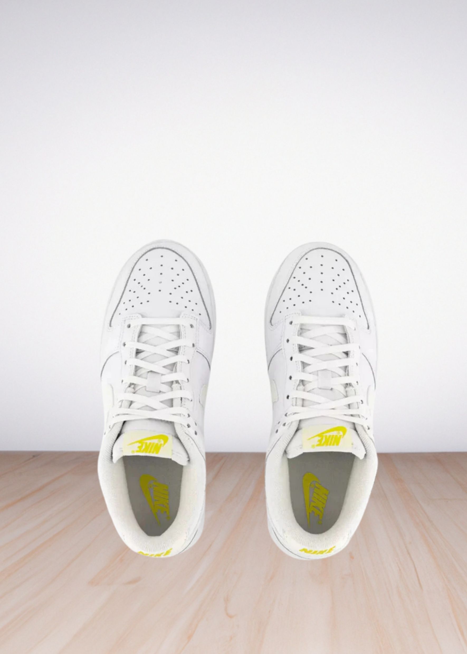 Nike Dunk wmns low white sail opti yellow