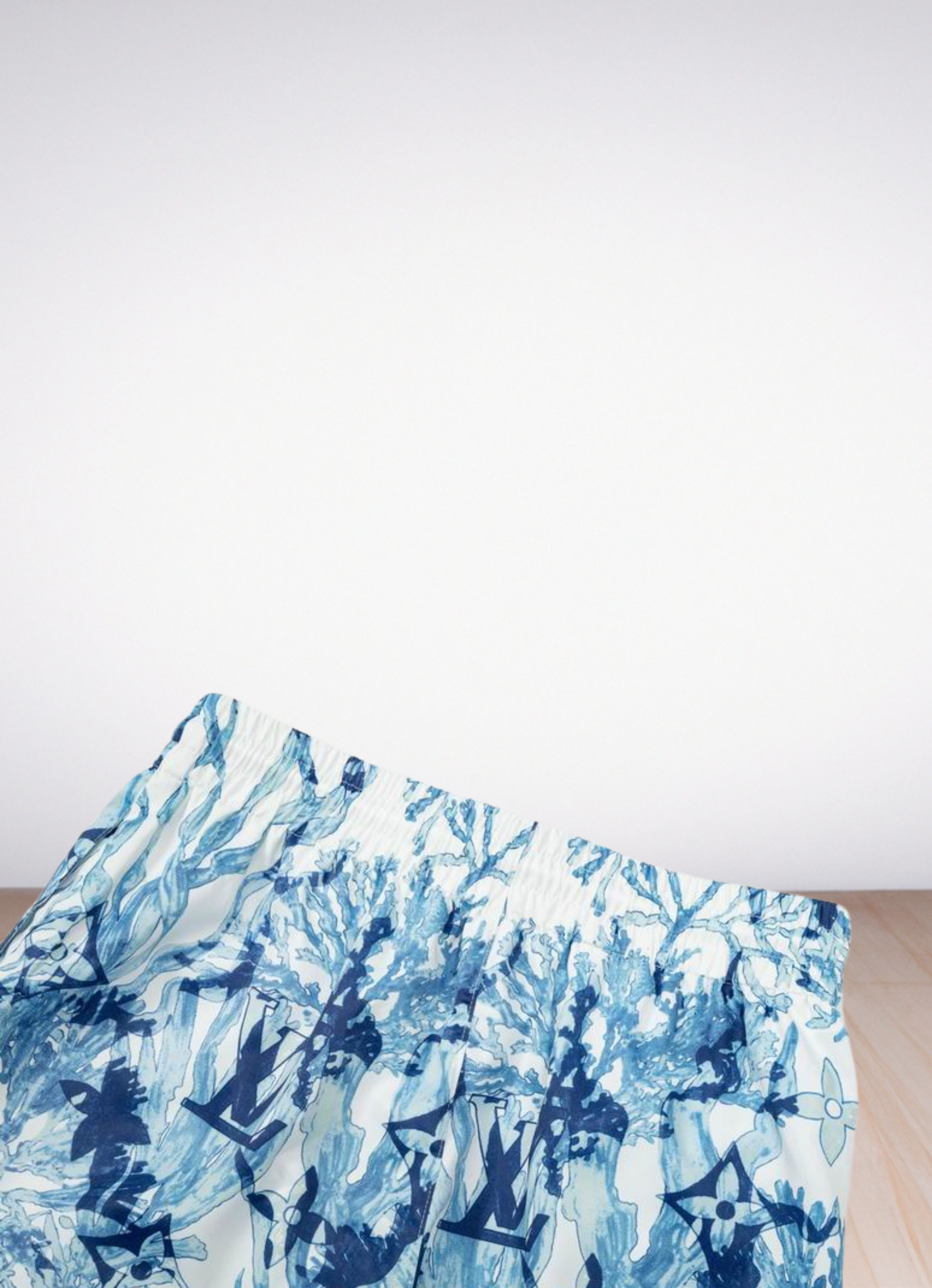 Printed Monogram Swim Shorts  בגד ים