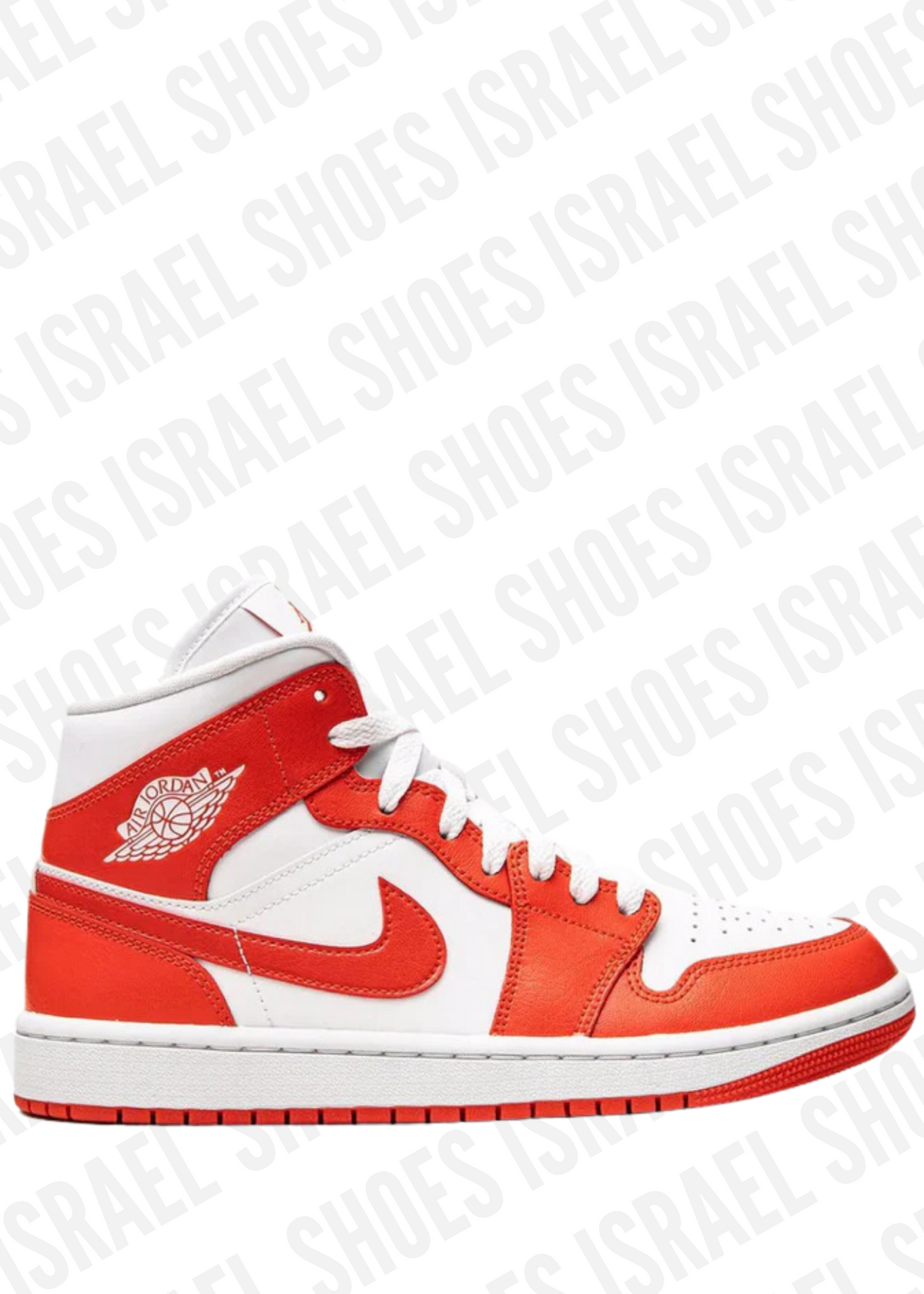 Air Jordan 1 Mid "Orange White" sneakers