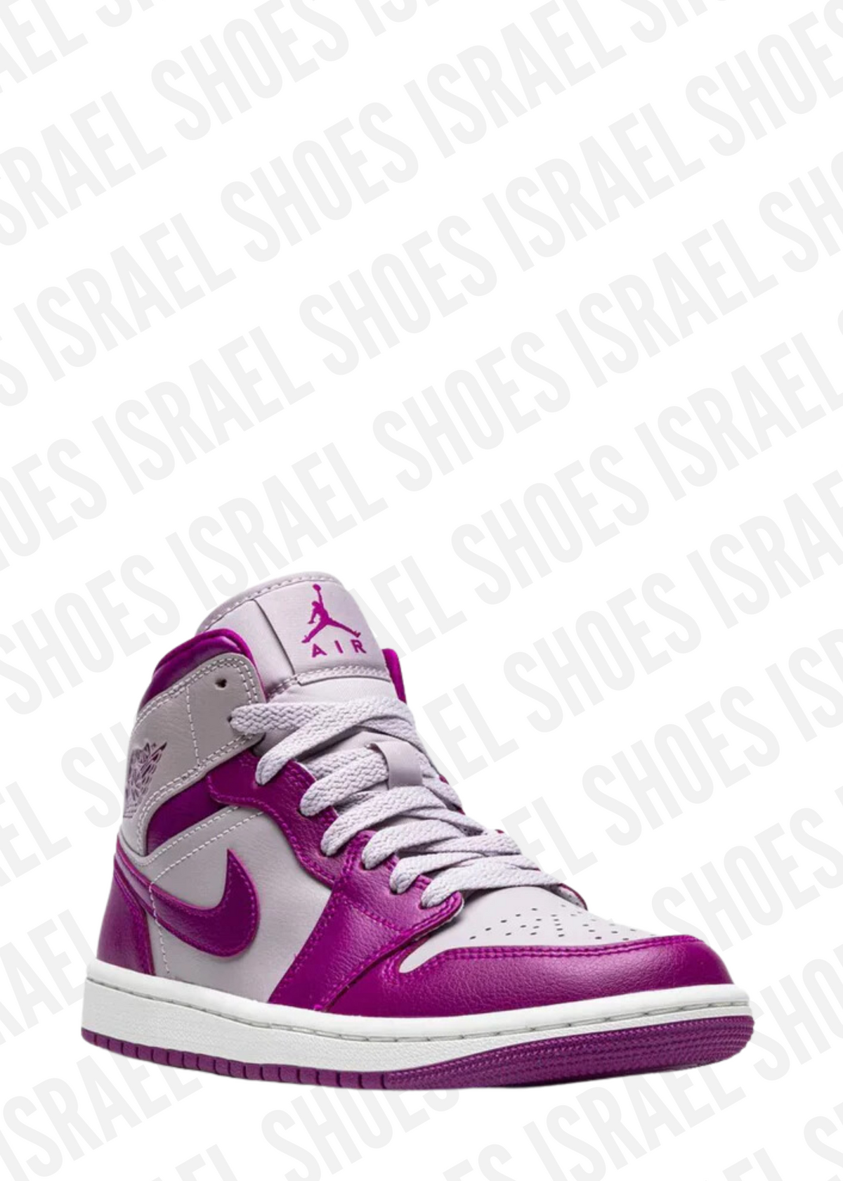 Air Jordan 1 Mid Grey Purple sneakers