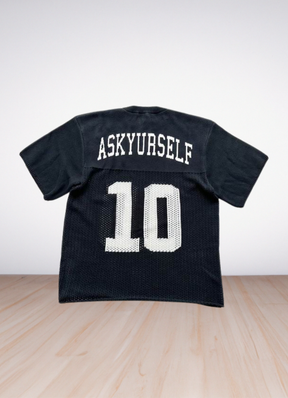 KNIT MESH BLACK JERSEY 10