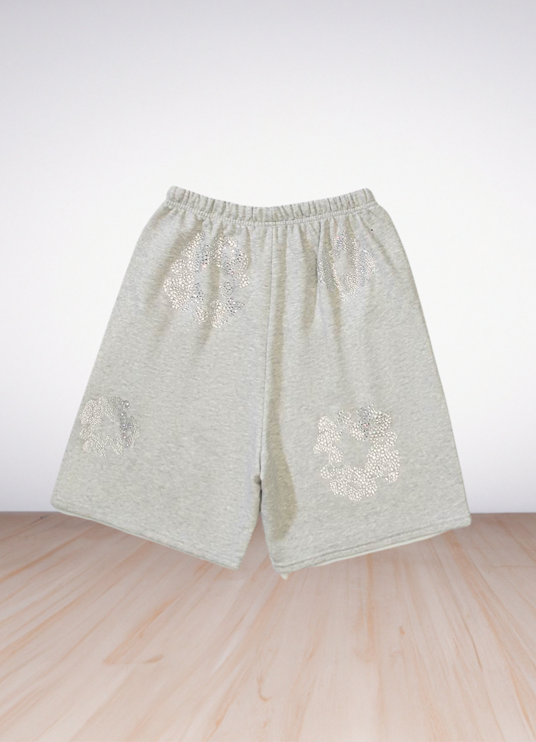 Cotton Wreath Shorts Grey