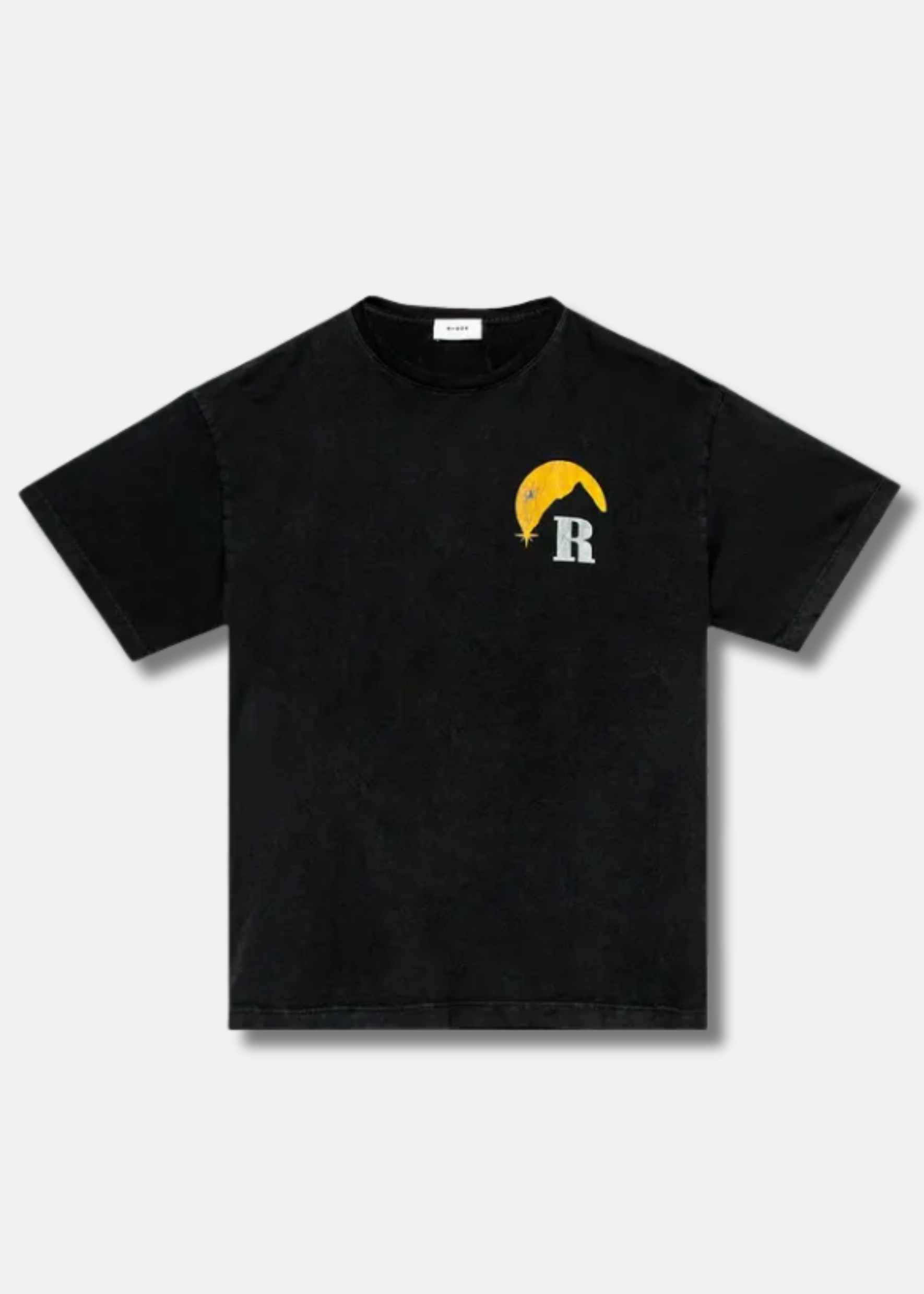 Logo Print T shirt Black