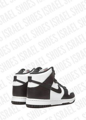 Dunk High retro White Black sneakers
