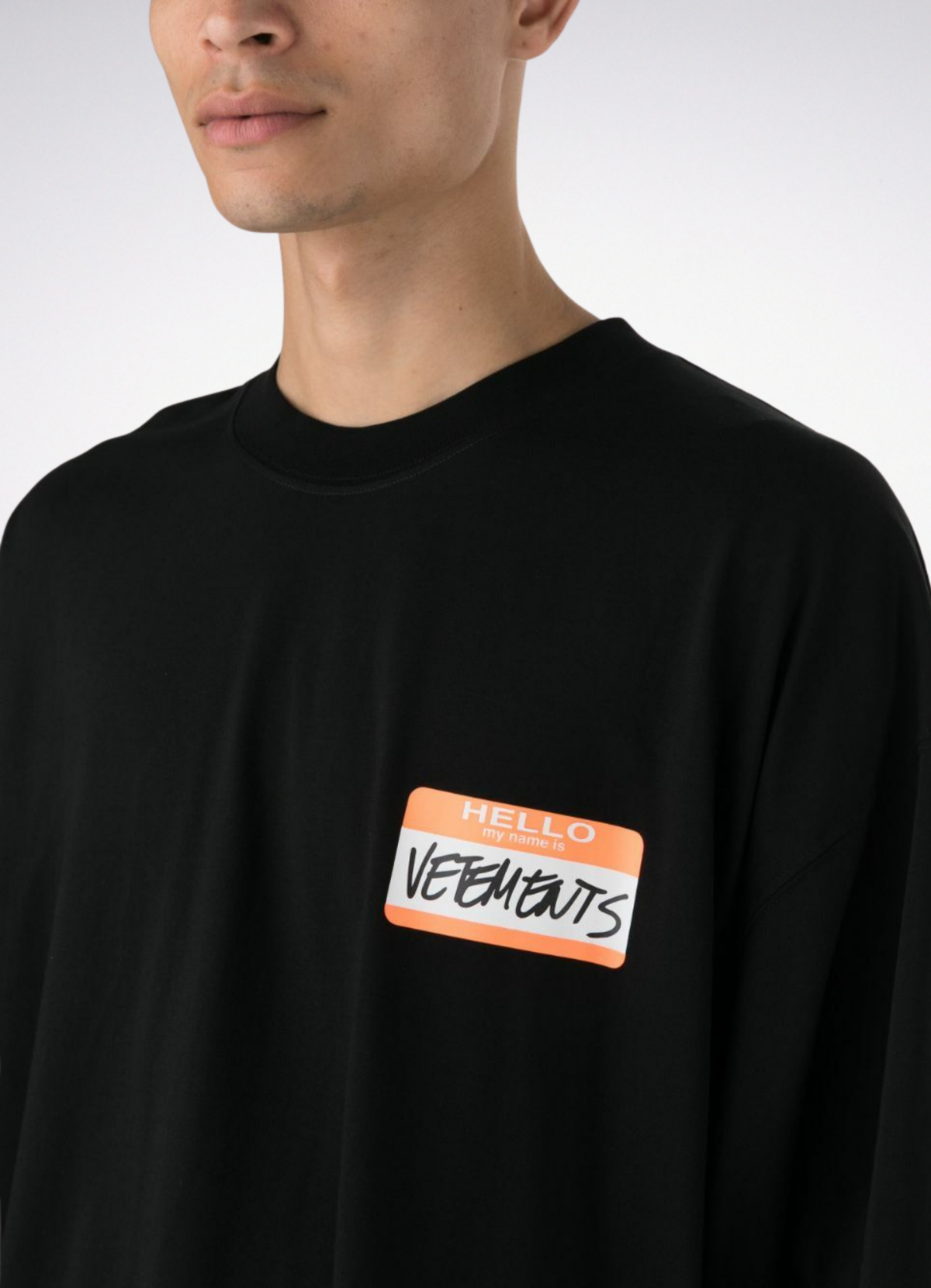logo-print cotton T-shirt Black