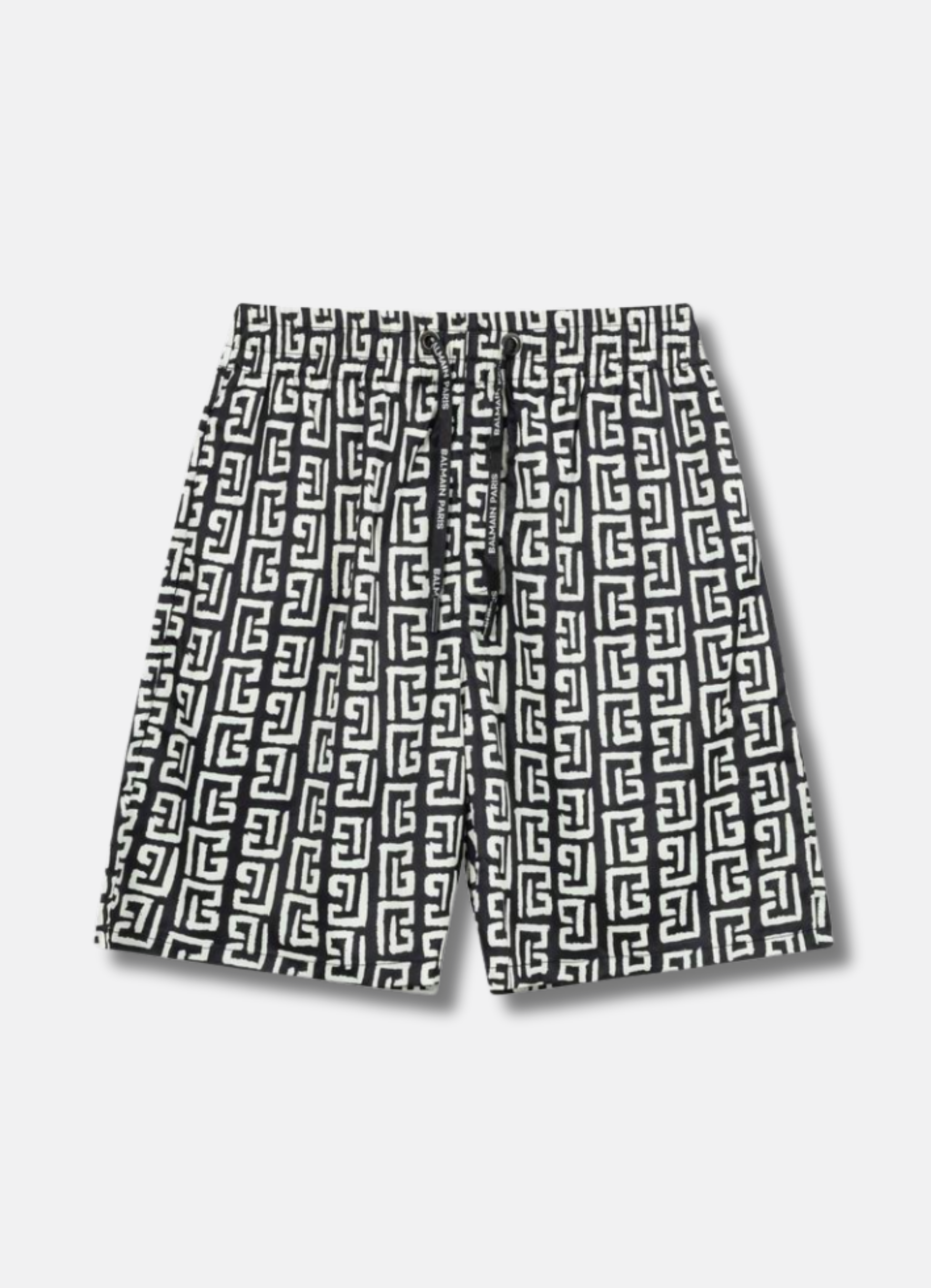 Logo Printed Drawstring Swim Shorts בגד ים