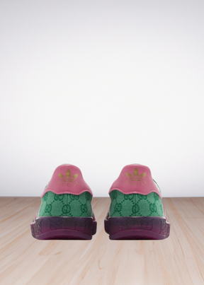GUCCI X WMNS GAZELLE GREEN GG MONOGRAM