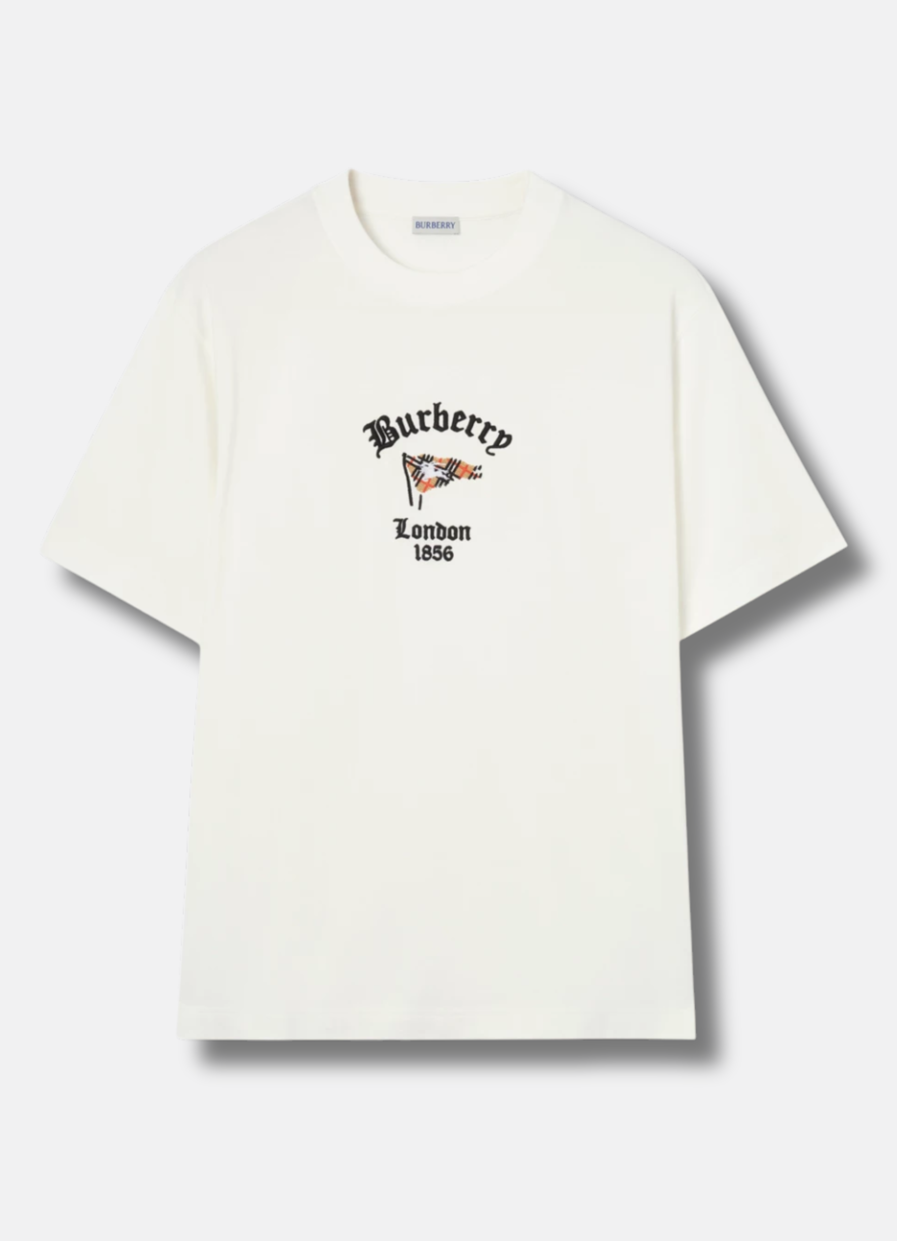 Check Flag Cotton T-shirt